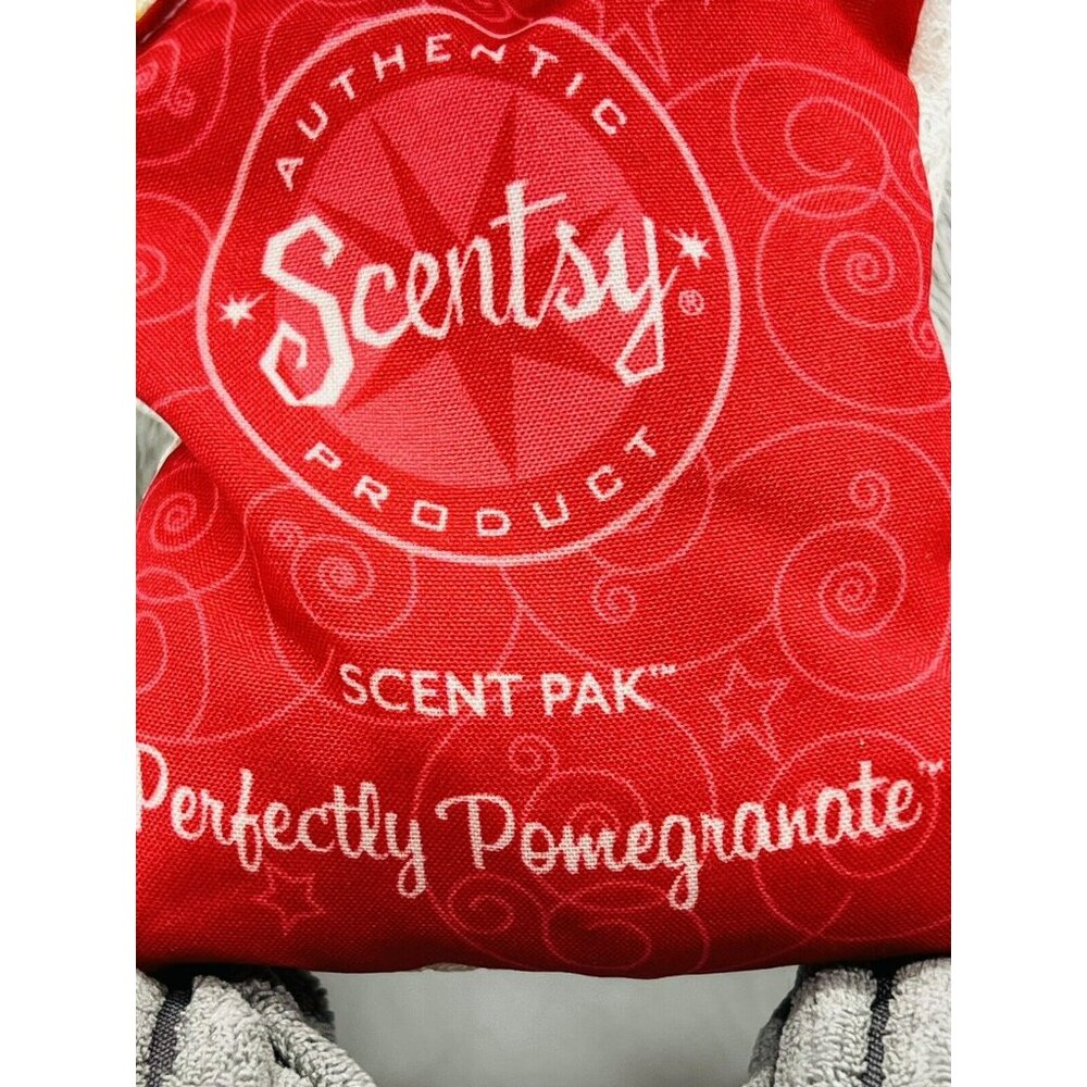 Scentsy Buddy Ollie Elephant Plush Gray Pomegranate Scent Retired Stuffed 15 in - Picture 4 of 12